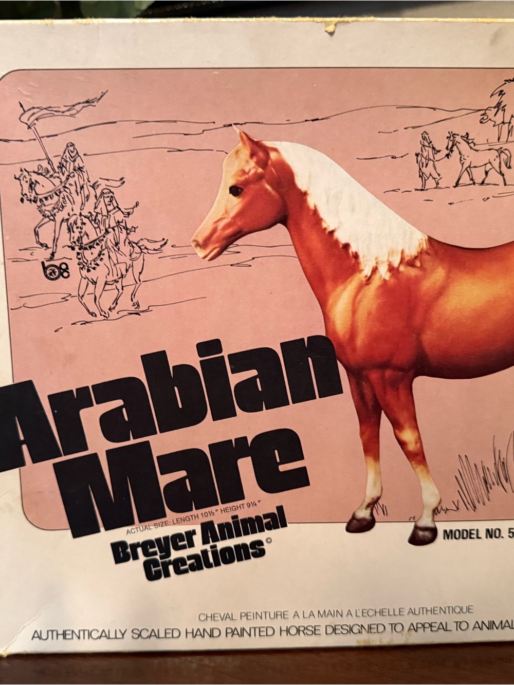 Breyer Arabian Mare in Pink and Cream Palette